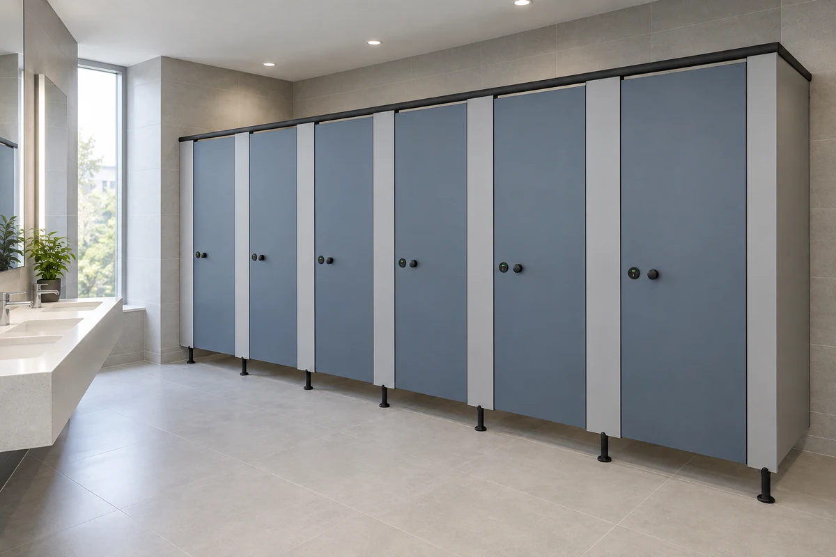 Référence de pose correcte de six cabines